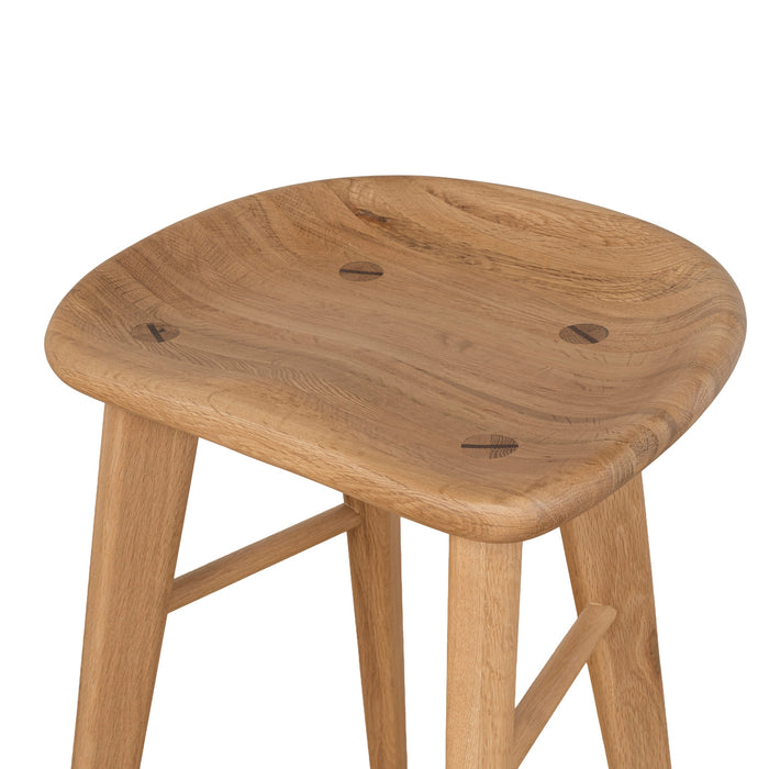 Elvo 65cm Bar Stool - Natural