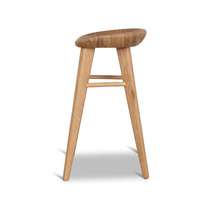 Elvo 65cm Bar Stool - Natural