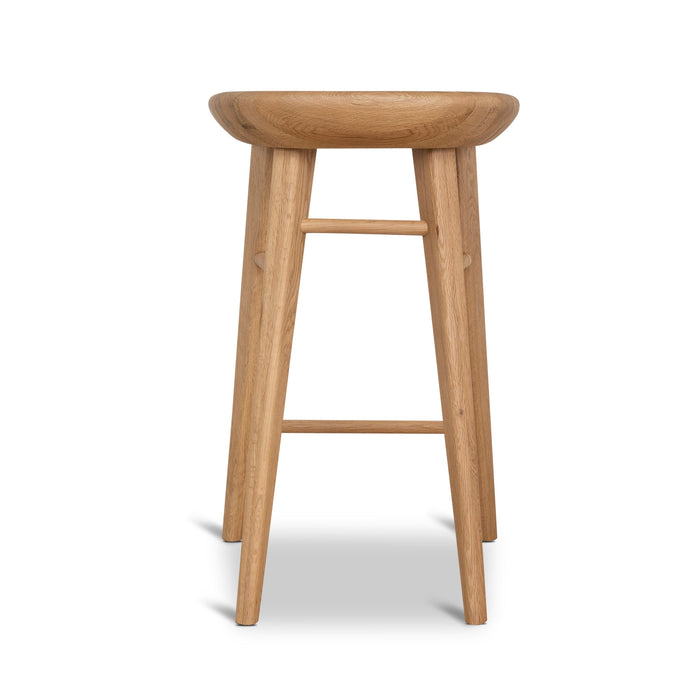 Elvo 65cm Bar Stool - Natural