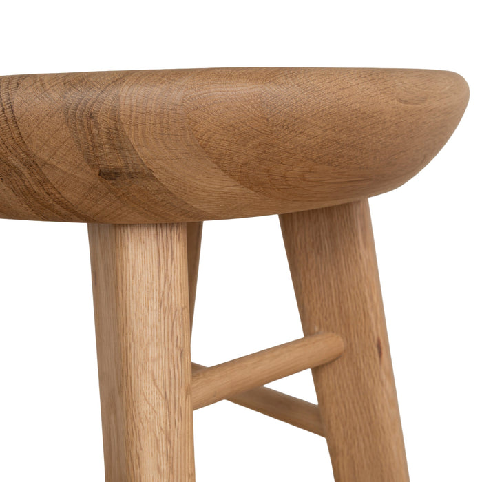 Elvo 65cm Bar Stool - Natural