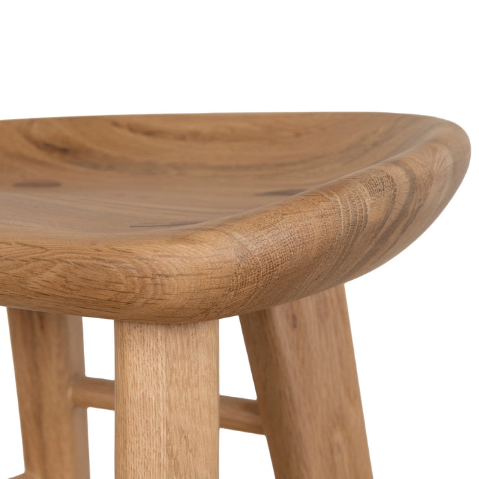 Elvo 65cm Bar Stool - Natural