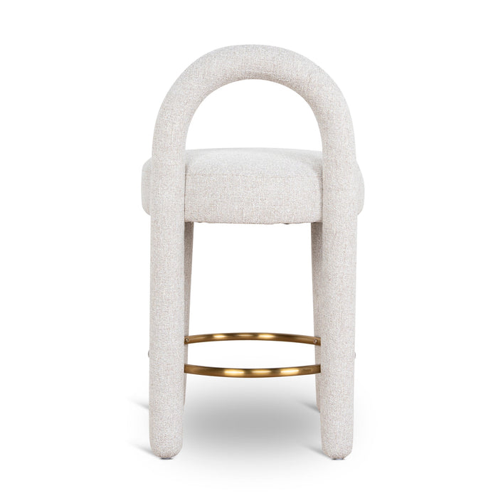 Fusion 65cm Bar Stool - Coastal Beige
