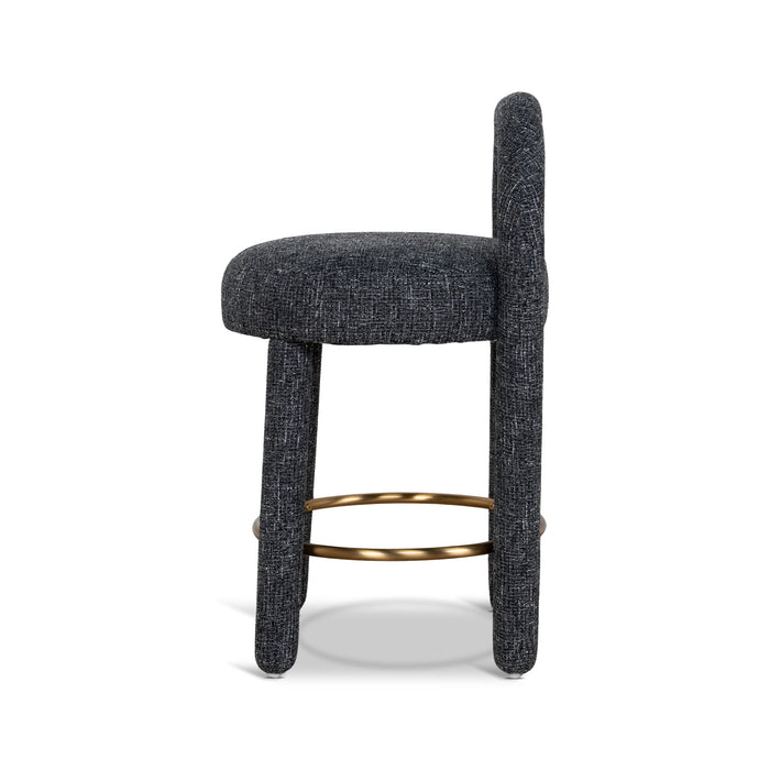 Fusion 65cm Bar Stool - Field Charcoal