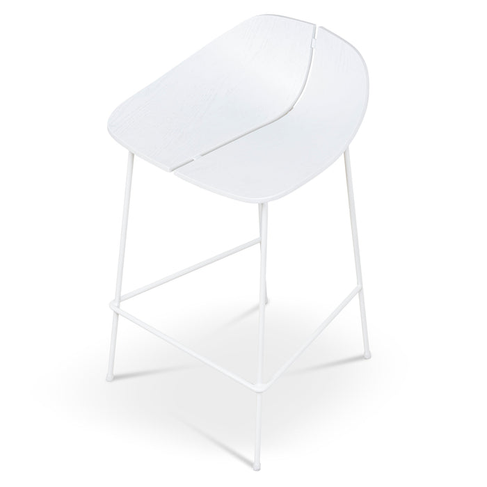 Breeze 65cm Bar Stool - Full White