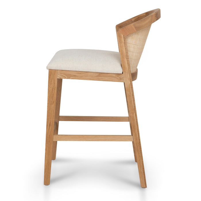 Margie Fabric Barstool - Dawn Beige