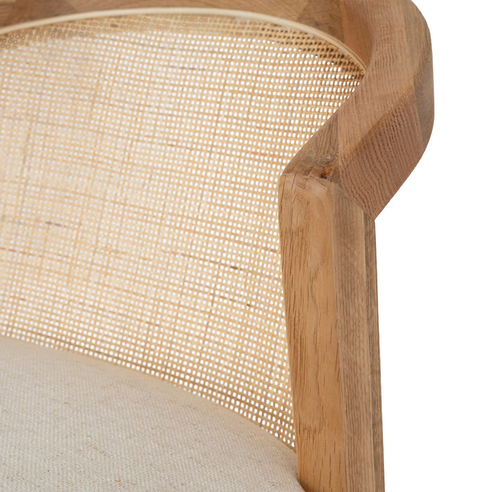 Margie Fabric Barstool - Dawn Beige