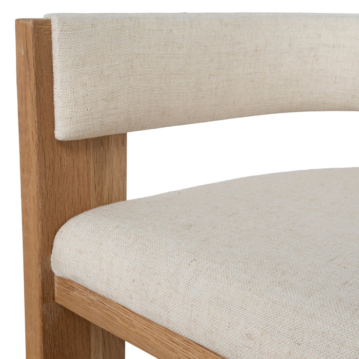 Miles Natural Barstool - Dawn Beige