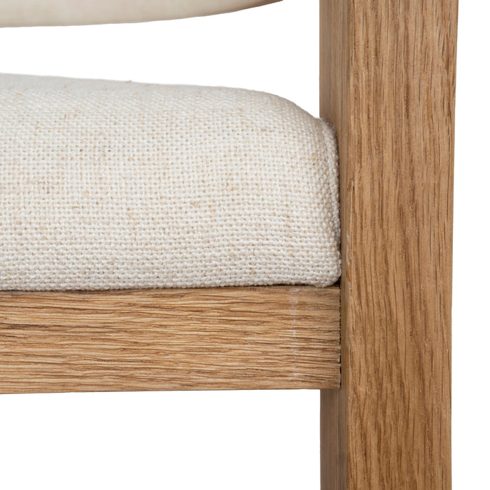 Miles Natural Barstool - Dawn Beige