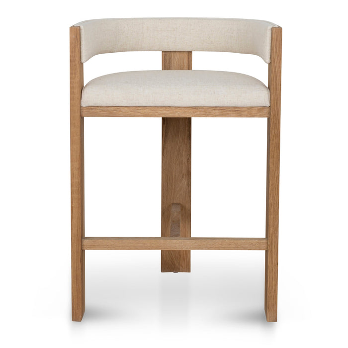 Miles Natural Barstool - Dawn Beige