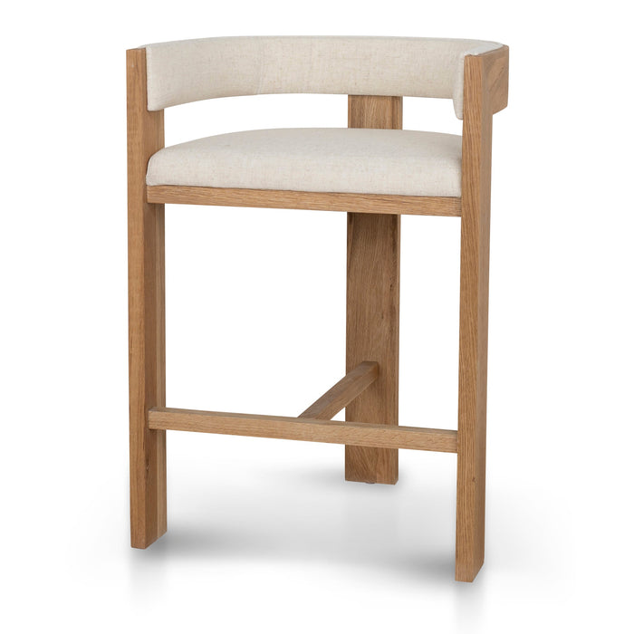 Miles Natural Barstool - Dawn Beige