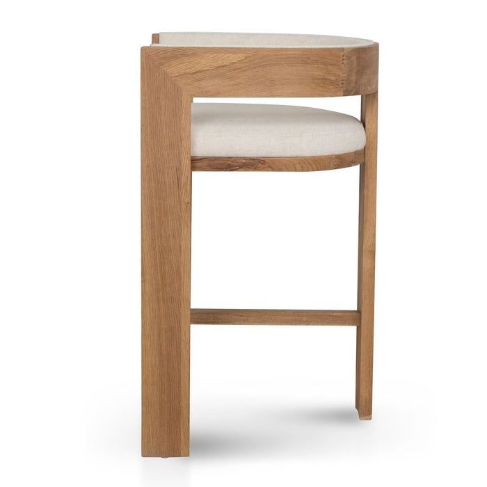 Miles Natural Barstool - Dawn Beige