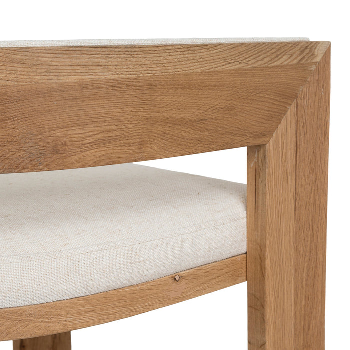 Miles Natural Barstool - Dawn Beige