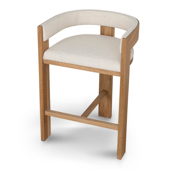 Miles Natural Barstool - Dawn Beige
