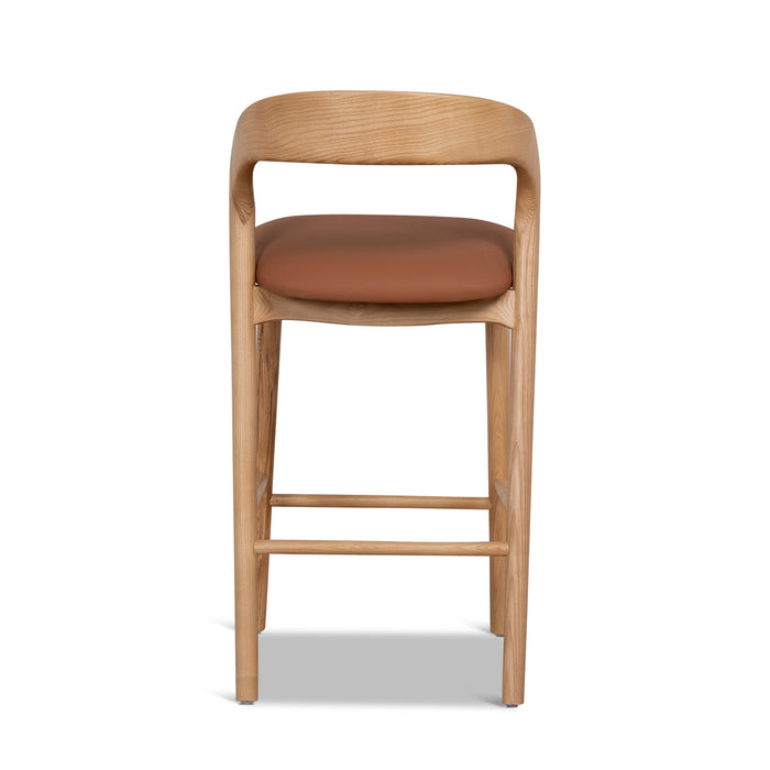 Marlow 65cm Natural Bar Stool - Naxos Tan