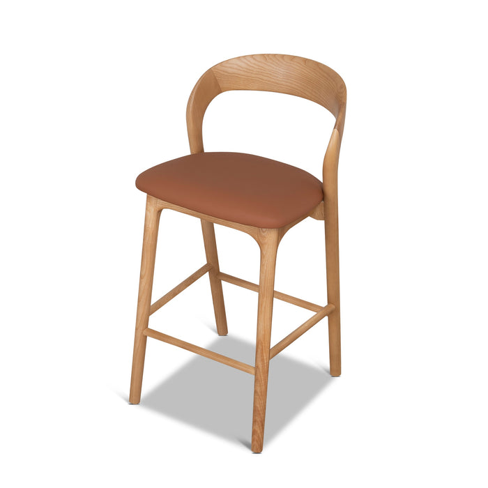 Marlow 65cm Natural Bar Stool - Naxos Tan