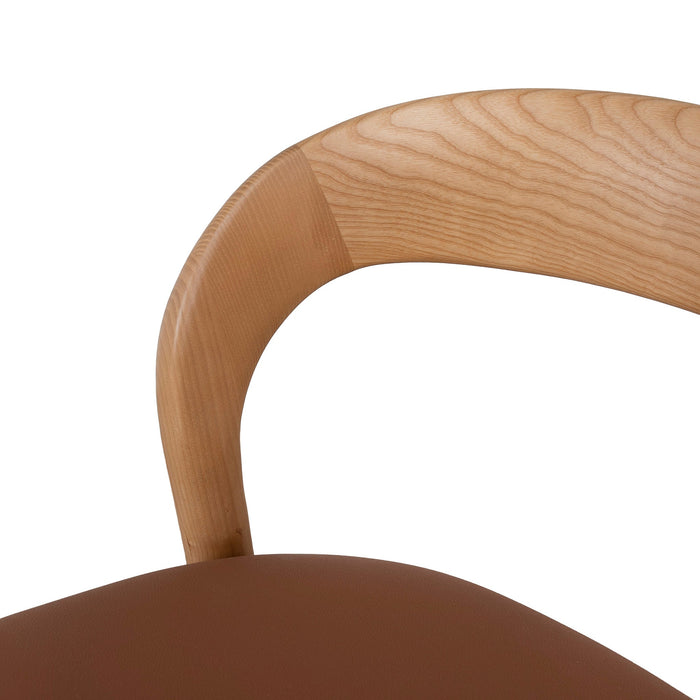 Marlow 65cm Natural Bar Stool - Naxos Tan