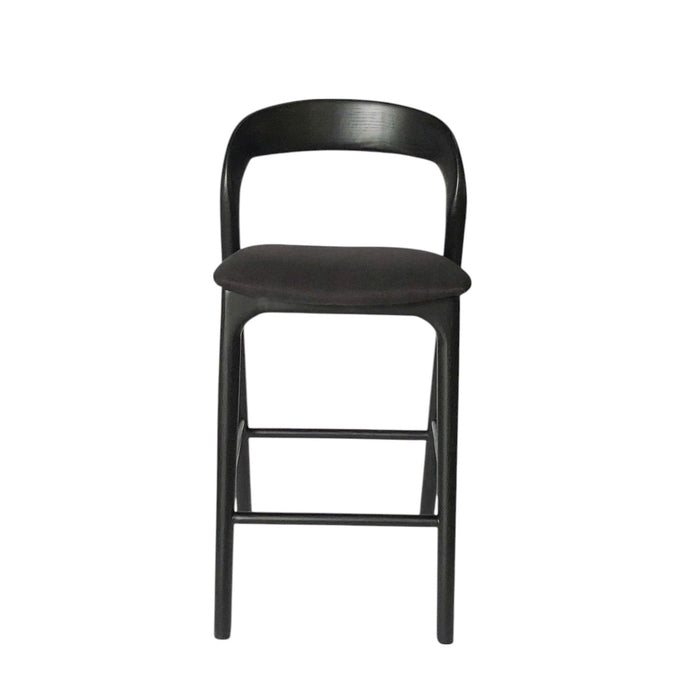 Marlow 65cm Bar Stool - Full Black