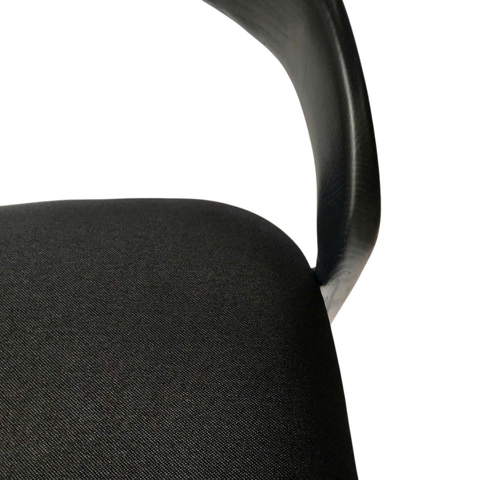 Marlow 65cm Bar Stool - Full Black