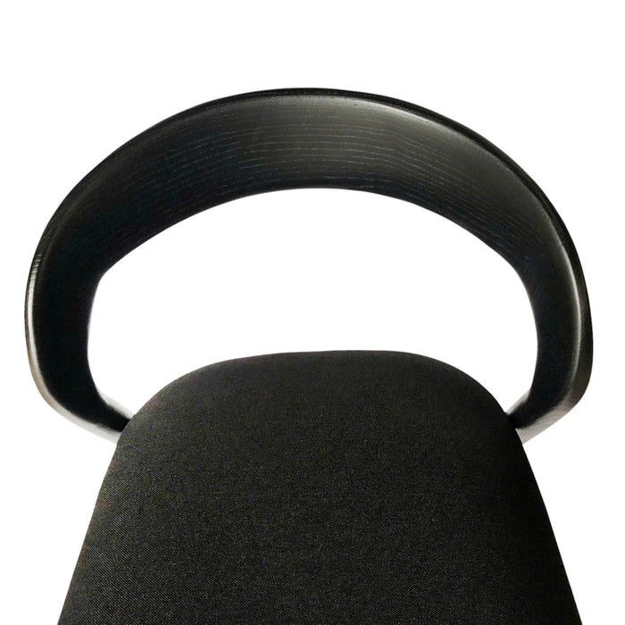 Marlow 65cm Bar Stool - Full Black