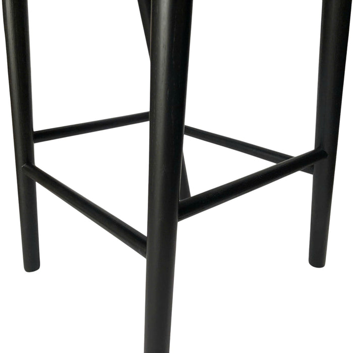 Marlow 65cm Bar Stool - Full Black