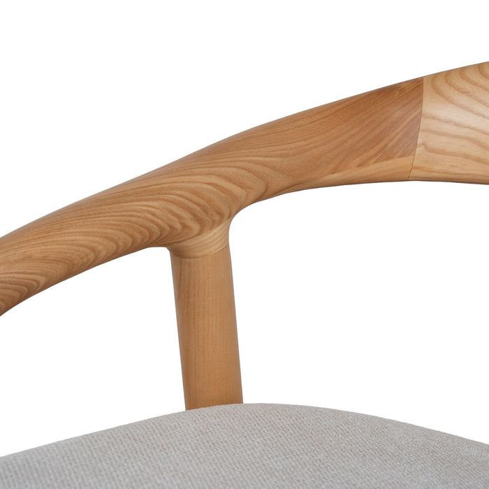 Rowan Natural Bar Stool - Naxos Beige