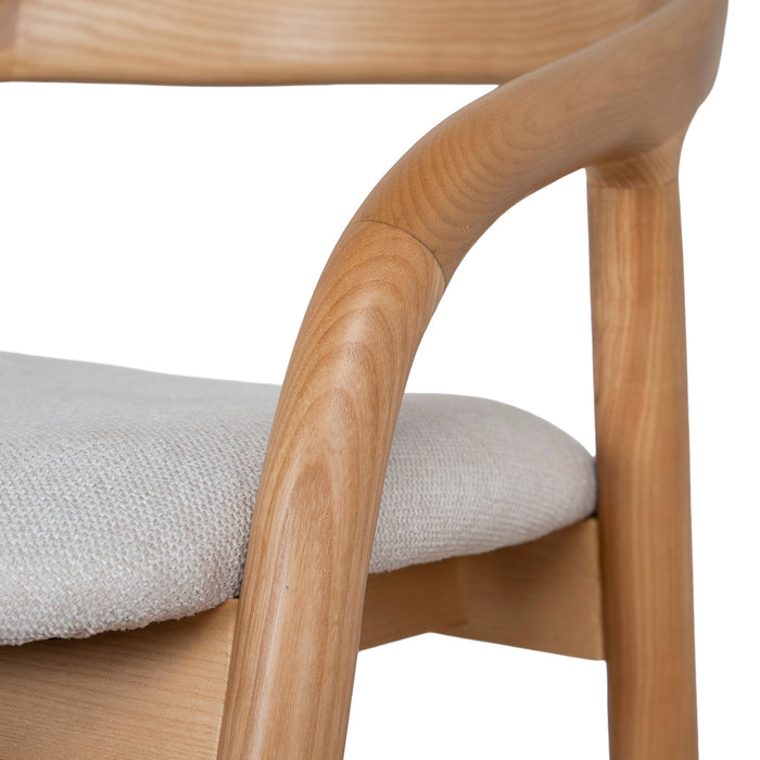 Rowan Natural Bar Stool - Naxos Beige