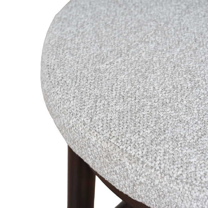 Adir 66cm Brown Bar Stool - Clay Grey