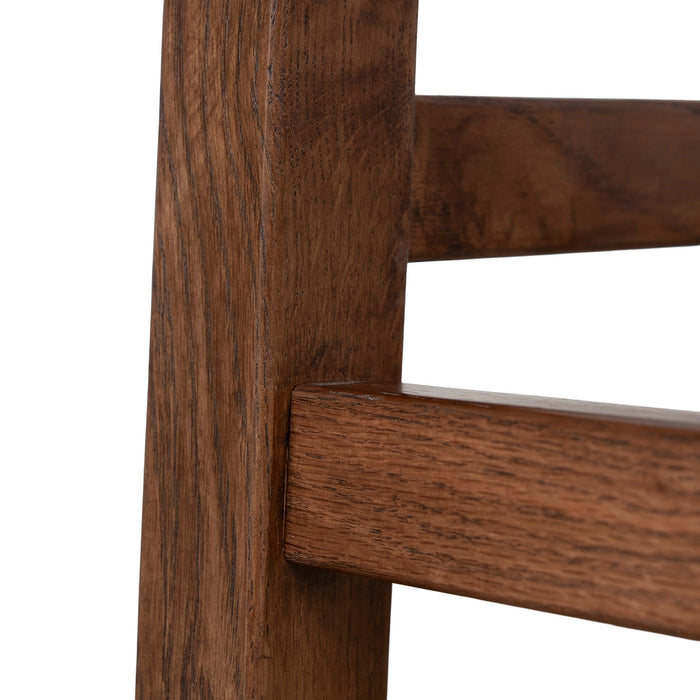 Jolen 65cm Rattan Bar Stool - Walnut