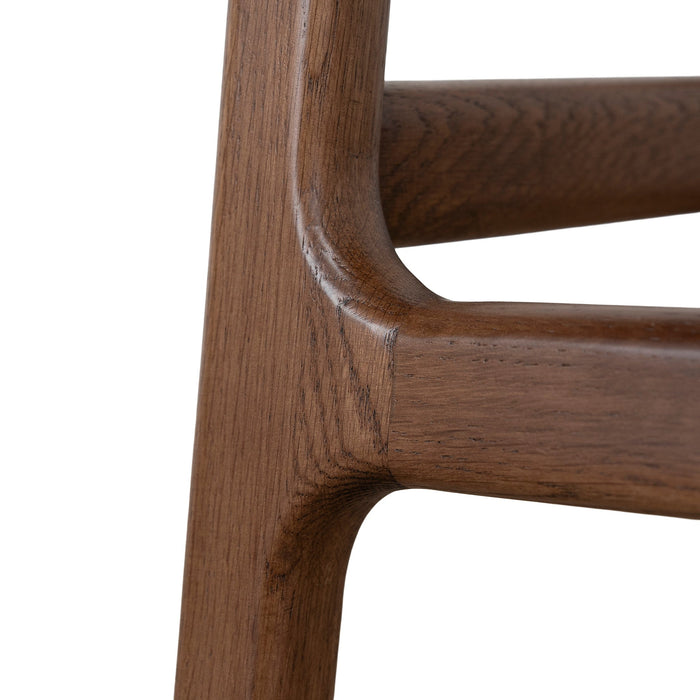 Cyprus 67cm Walnut Bar Stool - Mocha Brown
