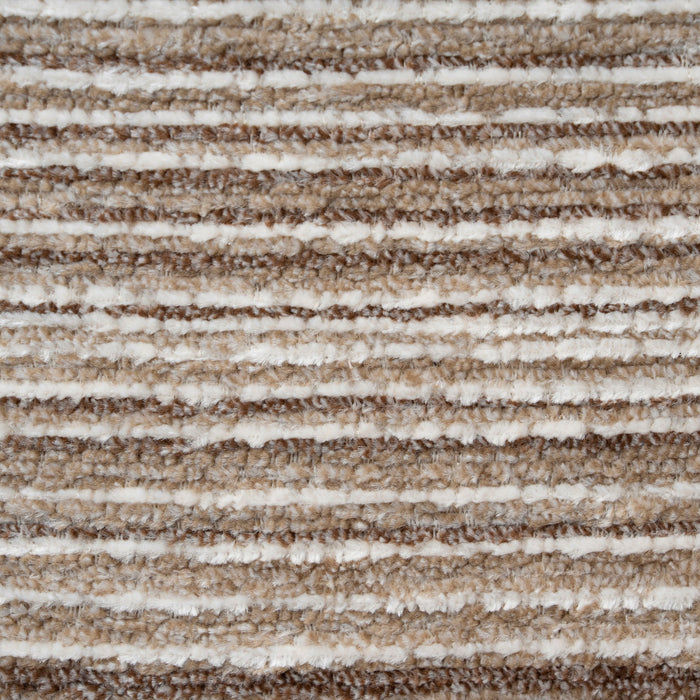 Aubrelle Walnut Barstool - Coconut Stripe