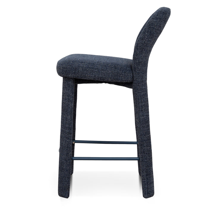 Soreta Blue Sand Barstool - Moss Navy
