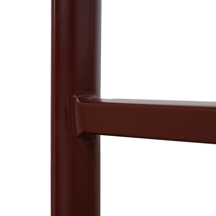 Set of 2 - Elvika Red Barstool - Moss Brown