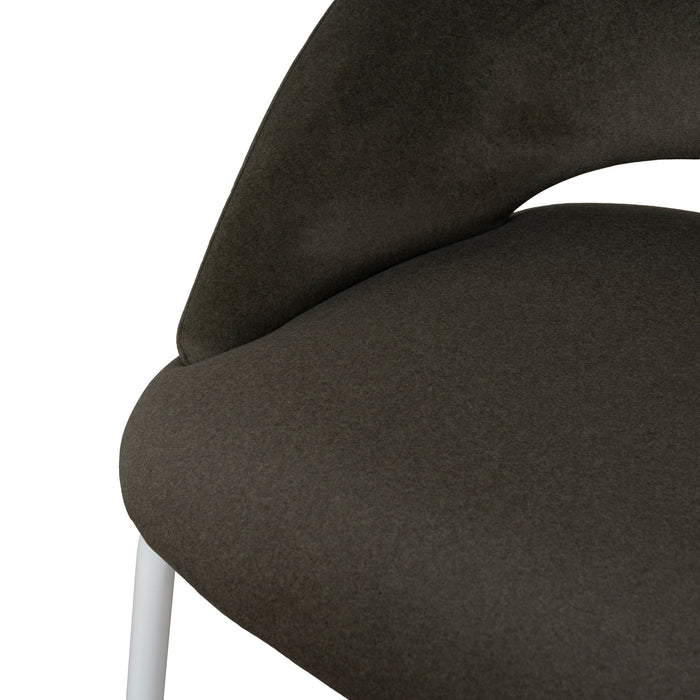 Harrington White Bar Stool - Dark Moss Green (Set of 2)