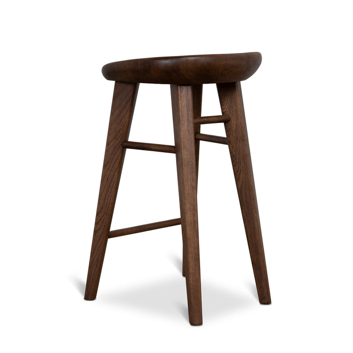 Elvo 67.5cm Bar Stool - Walnut Stain