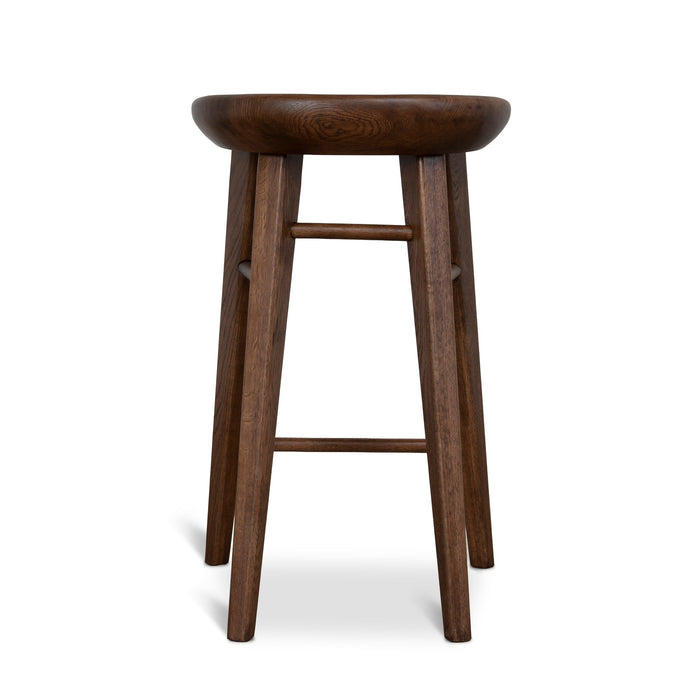 Elvo 67.5cm Bar Stool - Walnut Stain