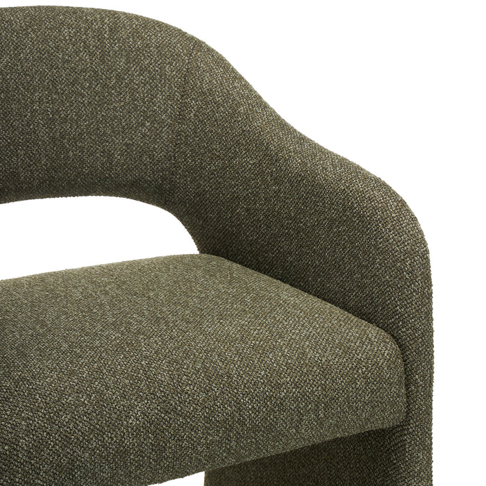Valtero 65cm Fabric Bar Stool - Twill Green (Set of 2)