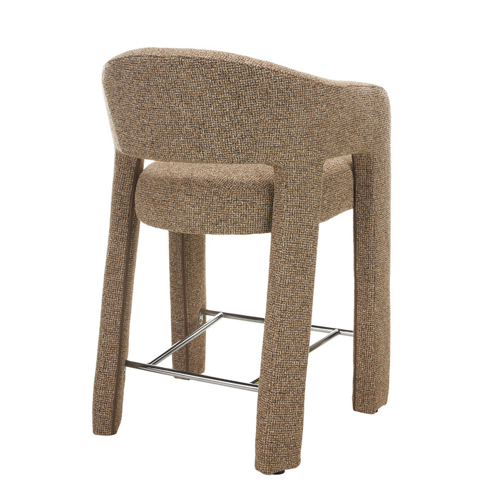 Lunet 66cm Fabric Bar Stool - Verona Light Tan (Set of 2)