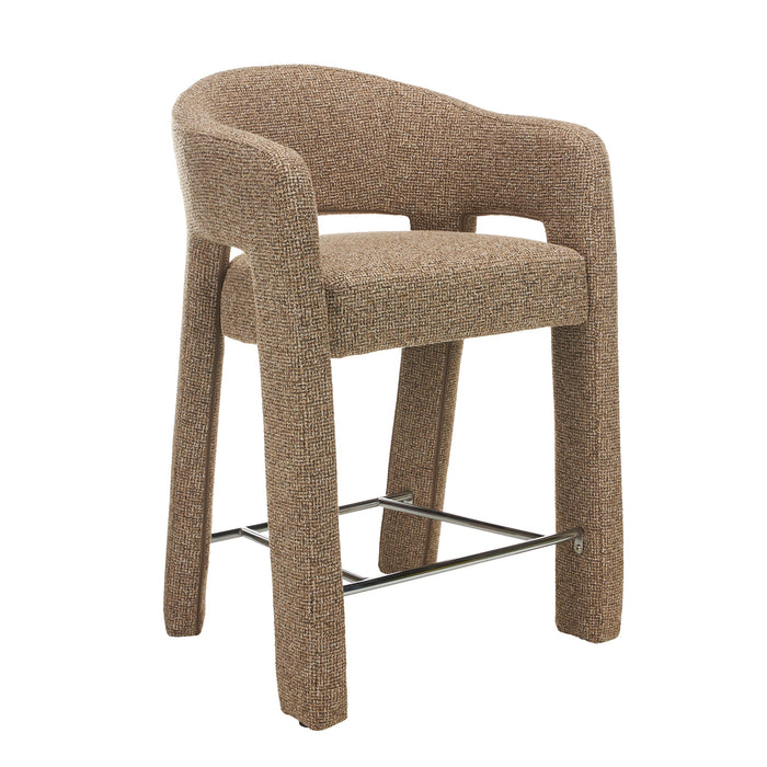 Lunet 66cm Fabric Bar Stool - Verona Light Tan (Set of 2)