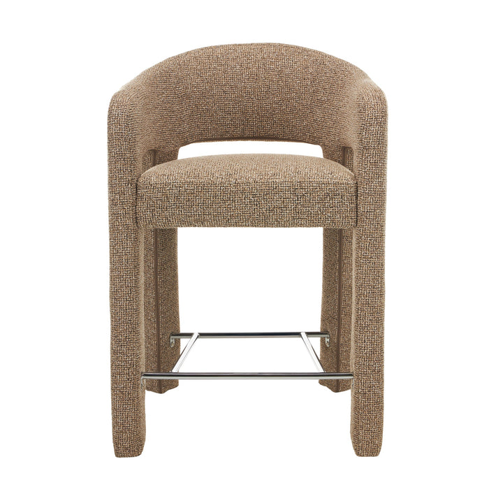 Lunet 66cm Fabric Bar Stool - Verona Light Tan (Set of 2)