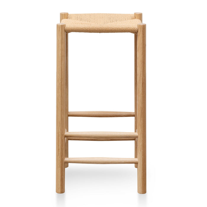 CBS2977-OW 65cm Oak Bar Stool - Natural