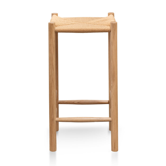 CBS2977-OW 65cm Oak Bar Stool - Natural