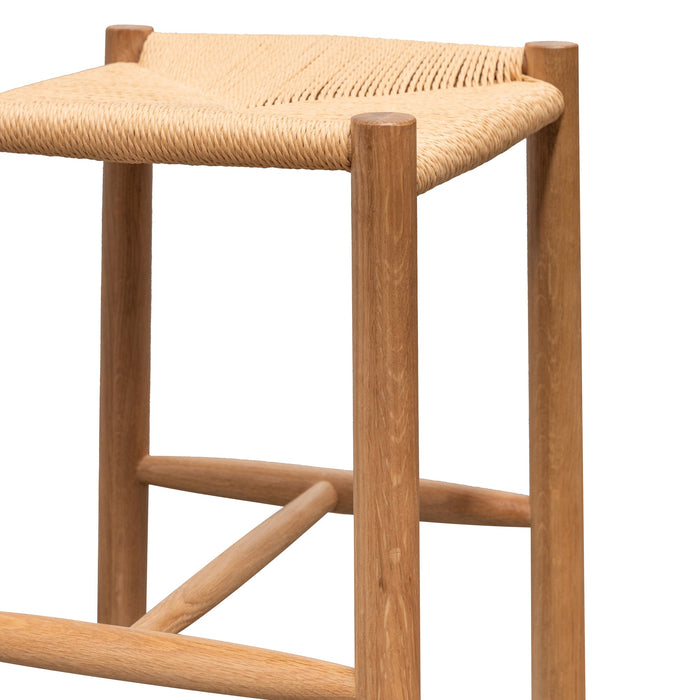 CBS2979-OW Oak Low Stool - Natural