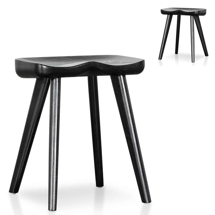 CBS6405-SU 45cm Barstool - Black (Set of 2)