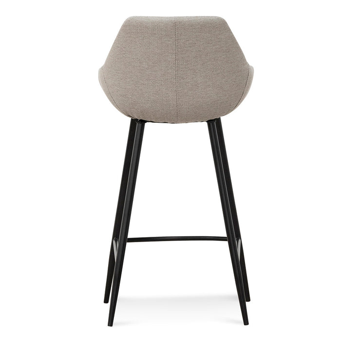 CBS6683-SE - 68cm Fabric Bar Stool - Beige - (Set of 2)