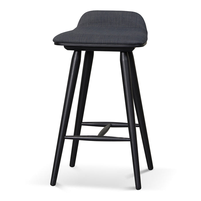 CBS6856-DR 65cm Wooden Bar Stool - Charcoal Black