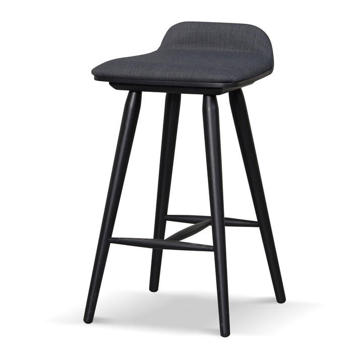 CBS6856-DR 65cm Wooden Bar Stool - Charcoal Black