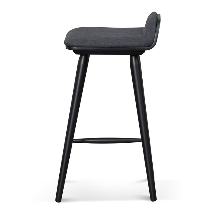 CBS6856-DR 65cm Wooden Bar Stool - Charcoal Black