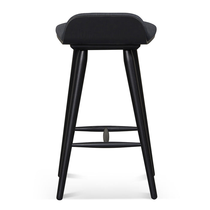 CBS6856-DR 65cm Wooden Bar Stool - Charcoal Black