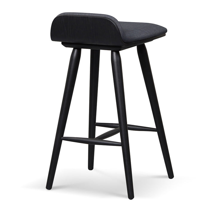 CBS6856-DR 65cm Wooden Bar Stool - Charcoal Black