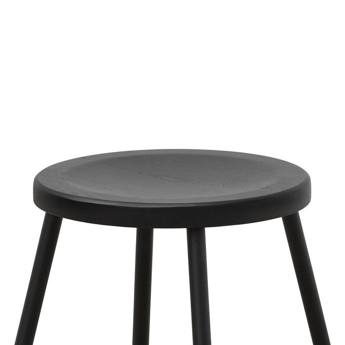 CBS6880-NH - 65cm Barstool - Full Black